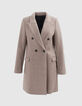 Women’s sesame wool-rich long coat-6