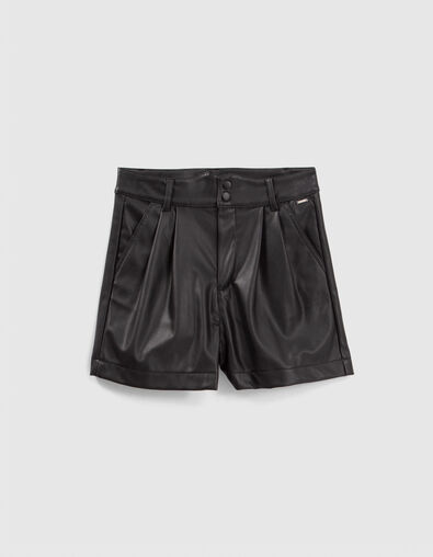 Short noir esprit rock fille - IKKS