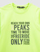 Boys’ neon green rubber slogan T-shirt-3