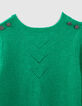 Women's reversible openwork knit sweater-4