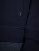 Men’s navy textured hooded cardigan-5