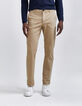 Pantalon chino SLIM beige Homme-3