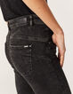 Women’s grey recycled mid-waist sculpt-up slim jeans-4