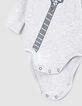 Body mastic jaspeado visual guitarra de algodón bio bebé-5