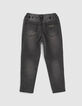 Jean jogger black used garçon -4