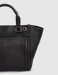 Women’s THE 1440 BLACK MEDIUM quilted chevron leather tote bag-3