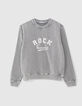 Women’s grey rock feminist acid wash cotton sweatshirt-1