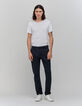 Pantalon chino SLIM bleu marine Homme-1