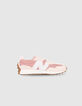 Girls’ pink New Balance 327 trainers-1