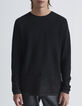 Men’s black knit Pure Edition sweater, gradual gold lurex-2