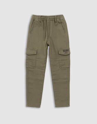 Upcycelte JOGGER khaki Jeans Kampfgeist Junge