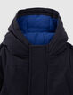 Baby boy navy lined parka-2