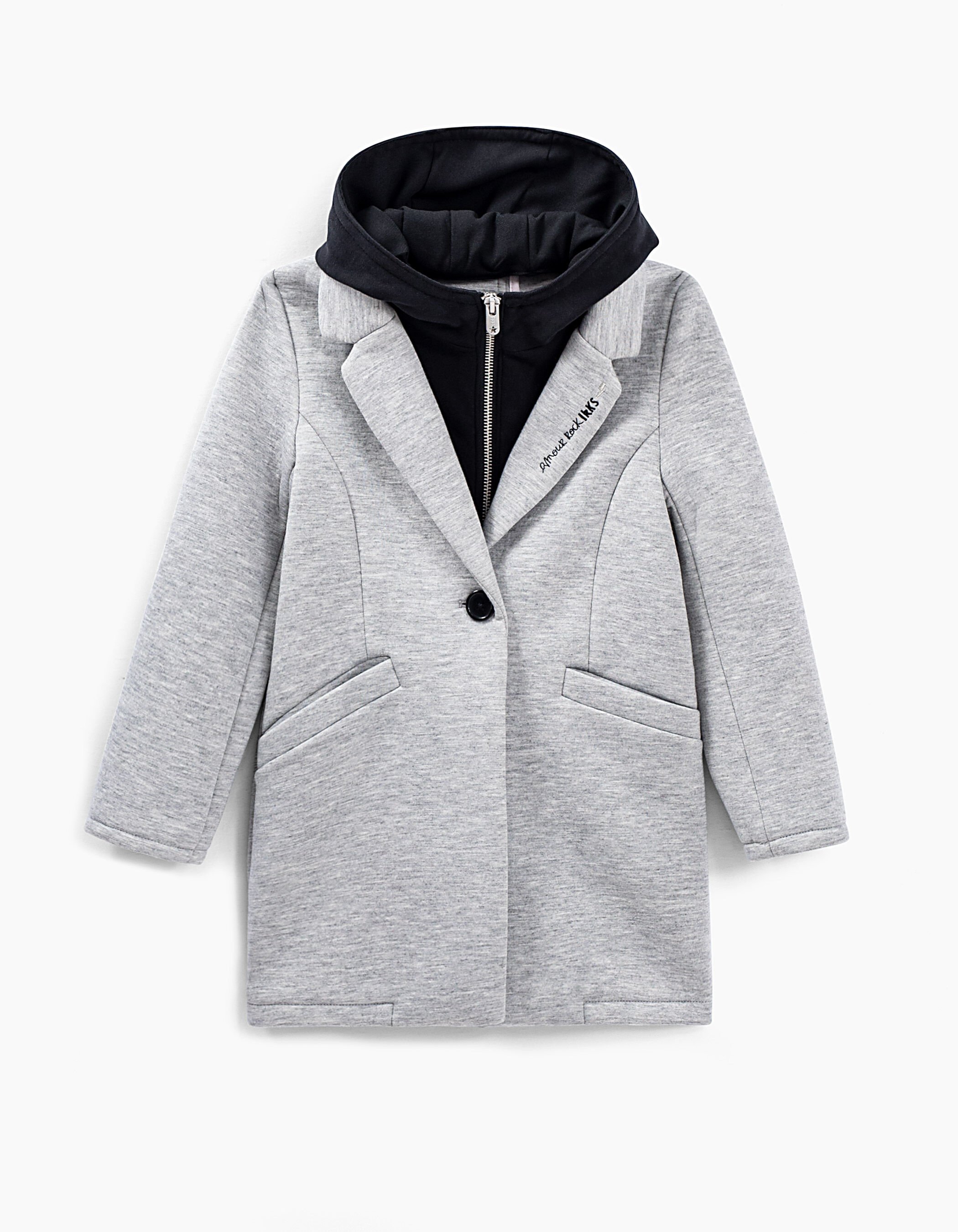 Girls gray cheap coat