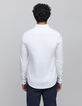 Men’s white EASY CARE SLIM shirt-4