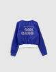 Girls’ white and blue reversible bomber jacket-4