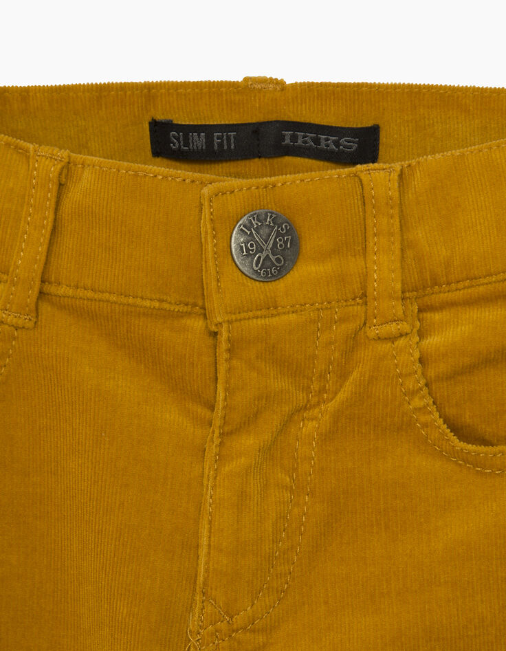 Pantalon jaune garçon -4