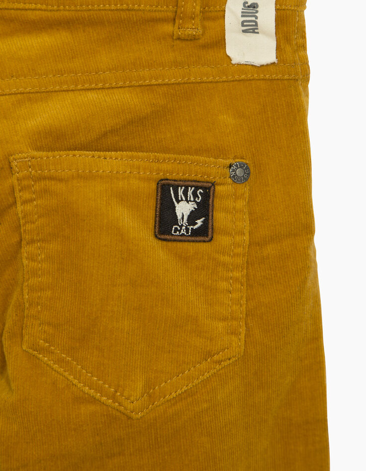 Pantalon jaune garçon -7