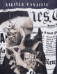 Men’s chalk scarf with skeleton-sailor image-3