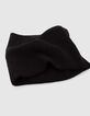 Snood noir tricot Femme-2