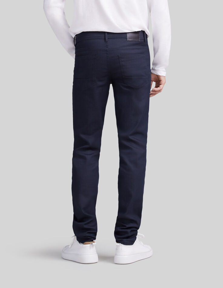 Men's SLIM-fit navy jeans-3