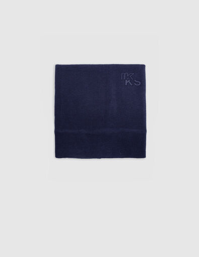 Snood navy knit gum logo boy - IKKS