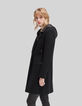 Manteau drap de laine à capuche femme-7