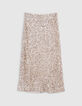 Women's sequin-embroidered champagne skirt-3