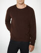 Pull bordeaux tricot DRY FAST Homme-1