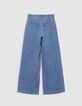 Girl's LARGE blue waterless jeans-4