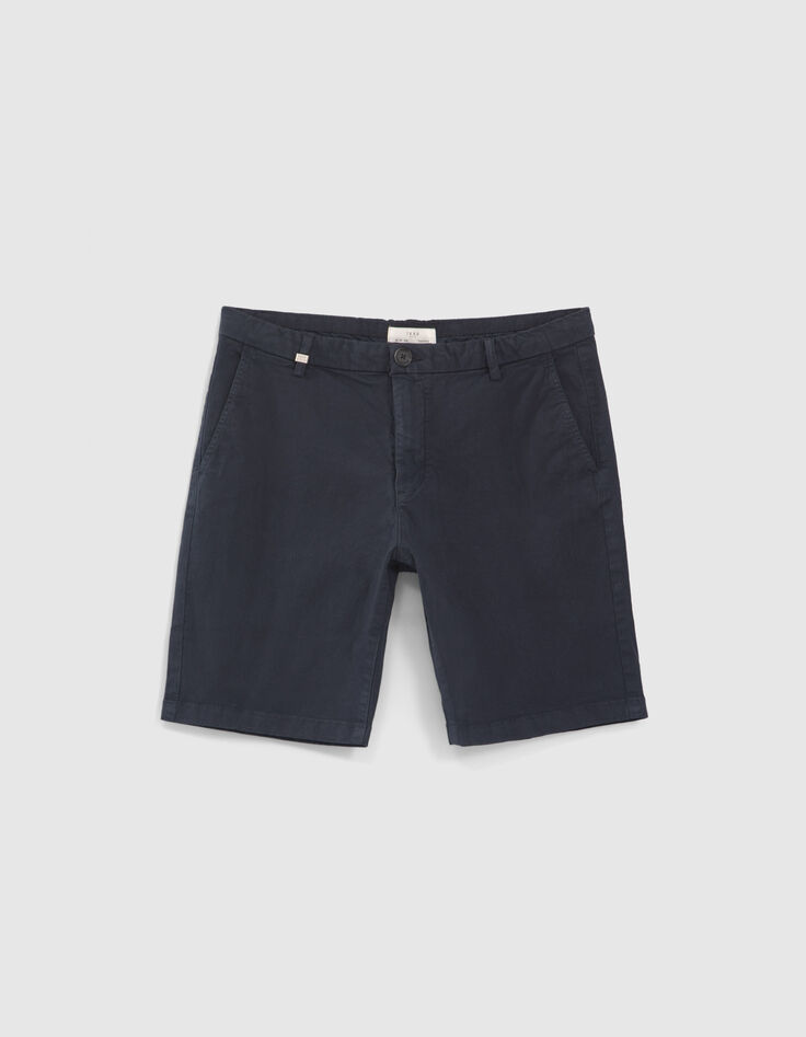 Men’s navy CHINO Bermuda shorts-6
