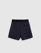 Marineblaue Boxershorts für Mädchen-5