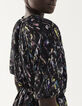 Robe courte imprimé coloré recyclé femme-4