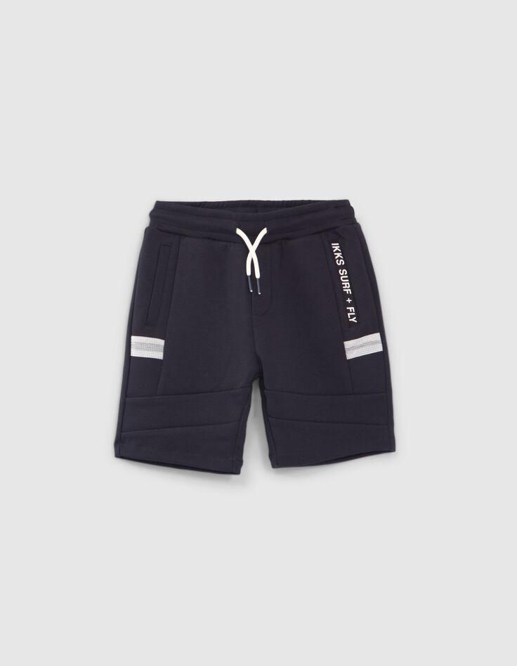 Boys' navy Bermudas-1