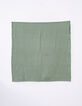 GABRIELLE PARIS 2 green organic cotton gauze cloth squares-4