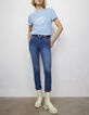 Blauwe slim jeans sculpt up mid waist sierstuds zakken-5