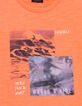 Neonorange Jungen-T-Shirt aus Biobaumwolle mit Motivlinse-7