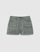 Short kaki esprit army fille-2