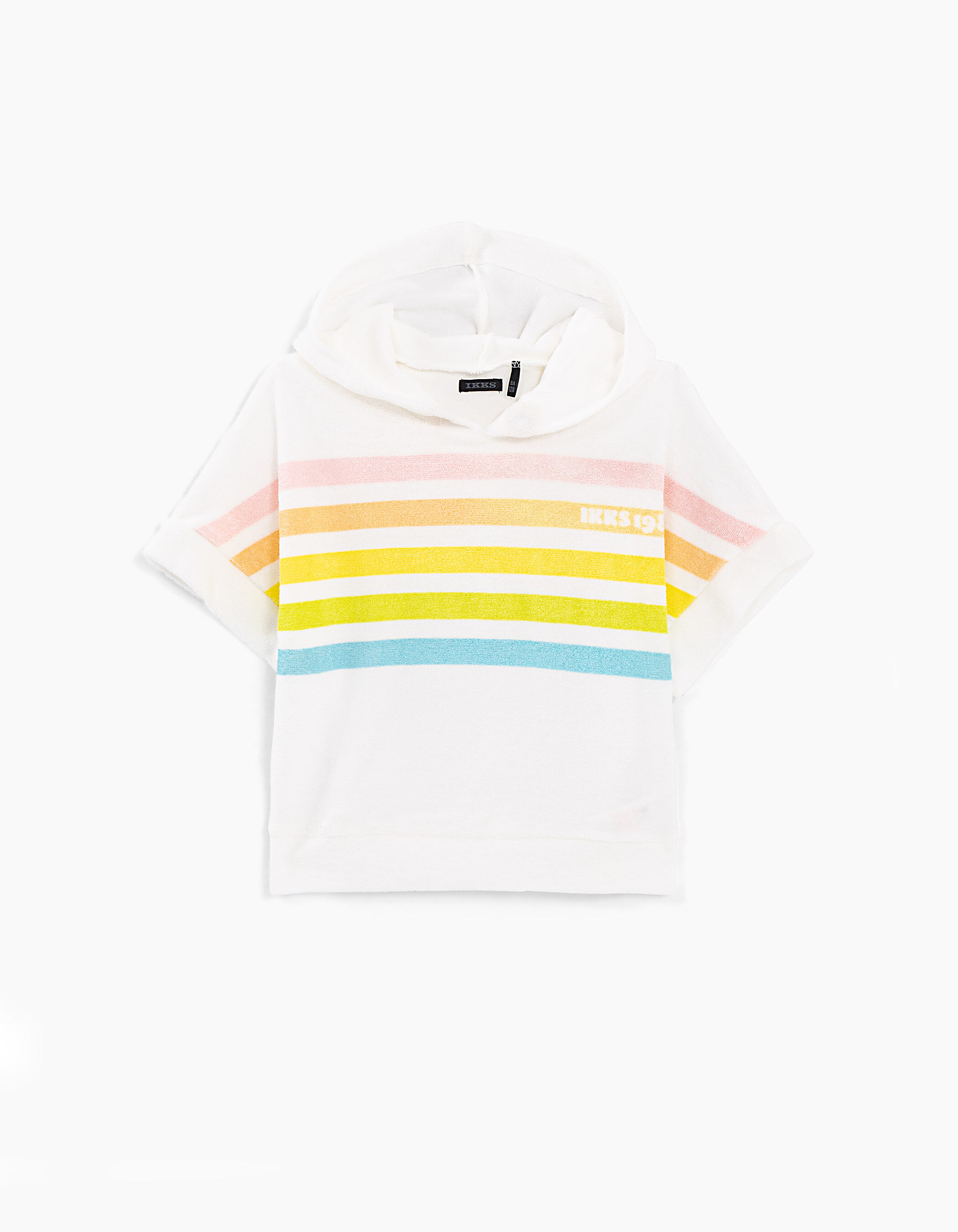 Off white sales rainbow sweatshirt