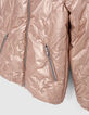 Girls’ pale pink padded jacket, star/lightning embroidery-2