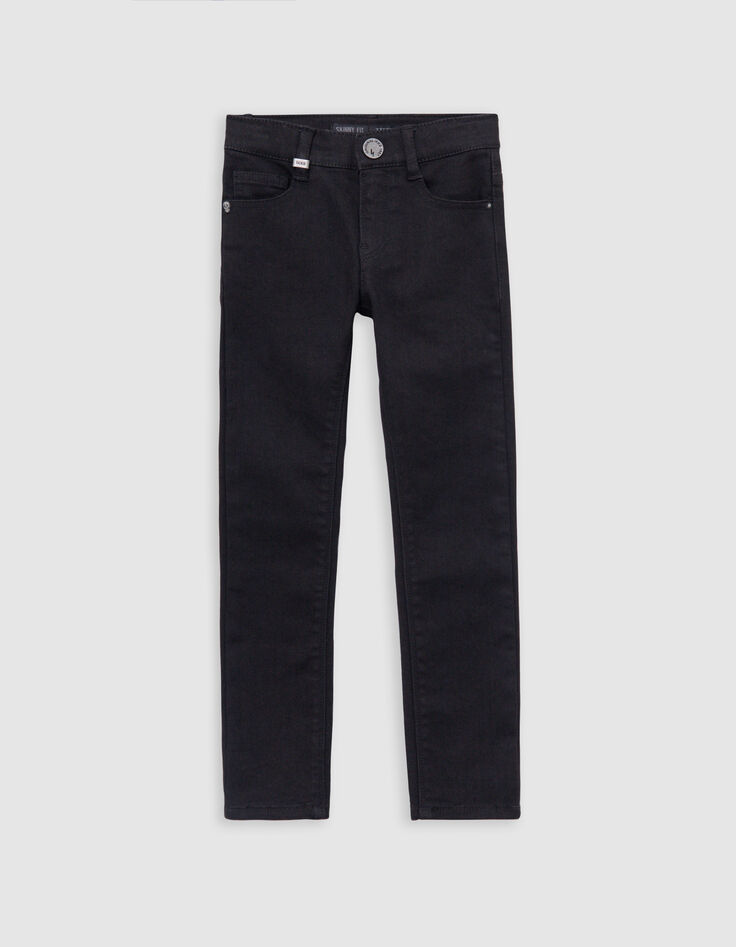 Vaqueros SKINNY negros jacron rayo niño-4