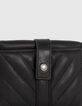 Damen 1440 TRADER WALLET gesteppte Chevron Leder Geldbörse-4