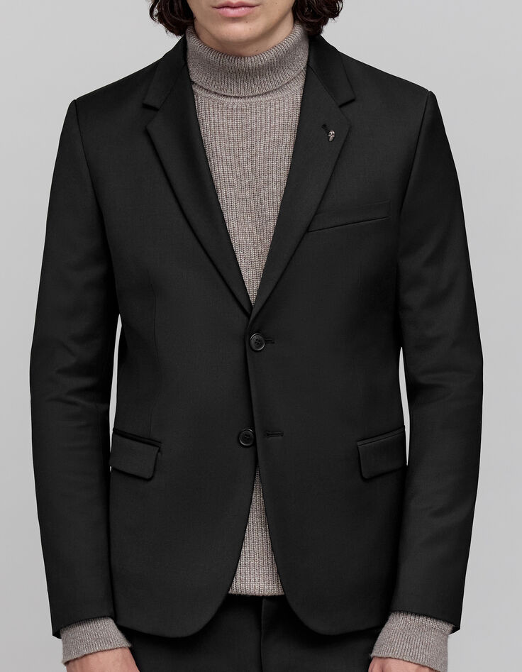 Men’s black TRAVEL SUIT suit jacket-5