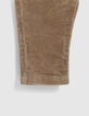 Pantalones de terciopelo camel milleraies bebé niño-5