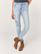 Biojeans patch-effect sculpt-up coupe 7/8 lengte dames-2