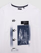 Wit T-shirt biologisch katoen visual buildings jongen-2