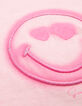 Girls’ pink T-shirt with SMILEYWORLD embroidery-5