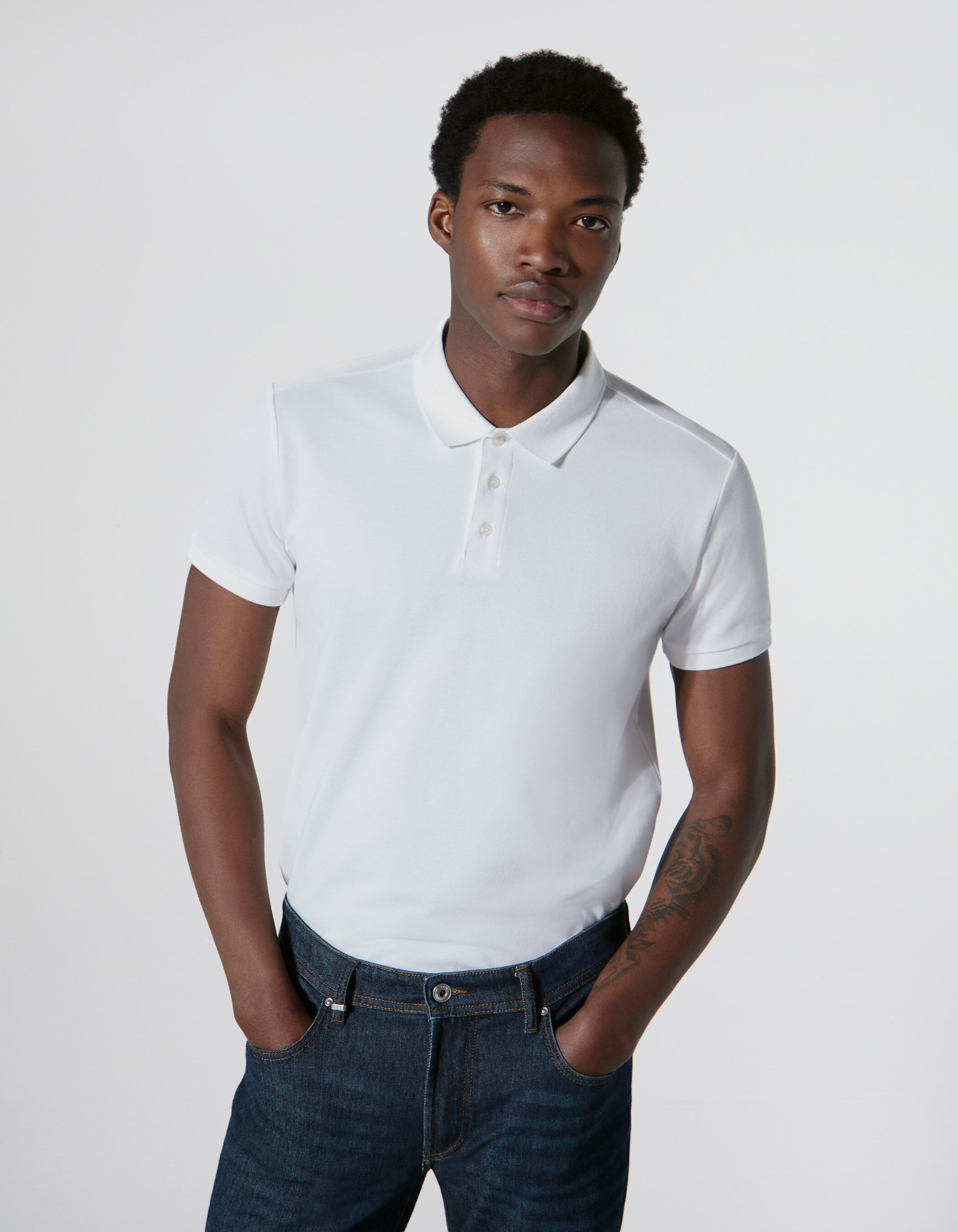 Pique knit polo discount shirts