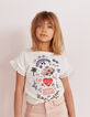 Girls’ off-white THINK POSITIVE T-shirt-1