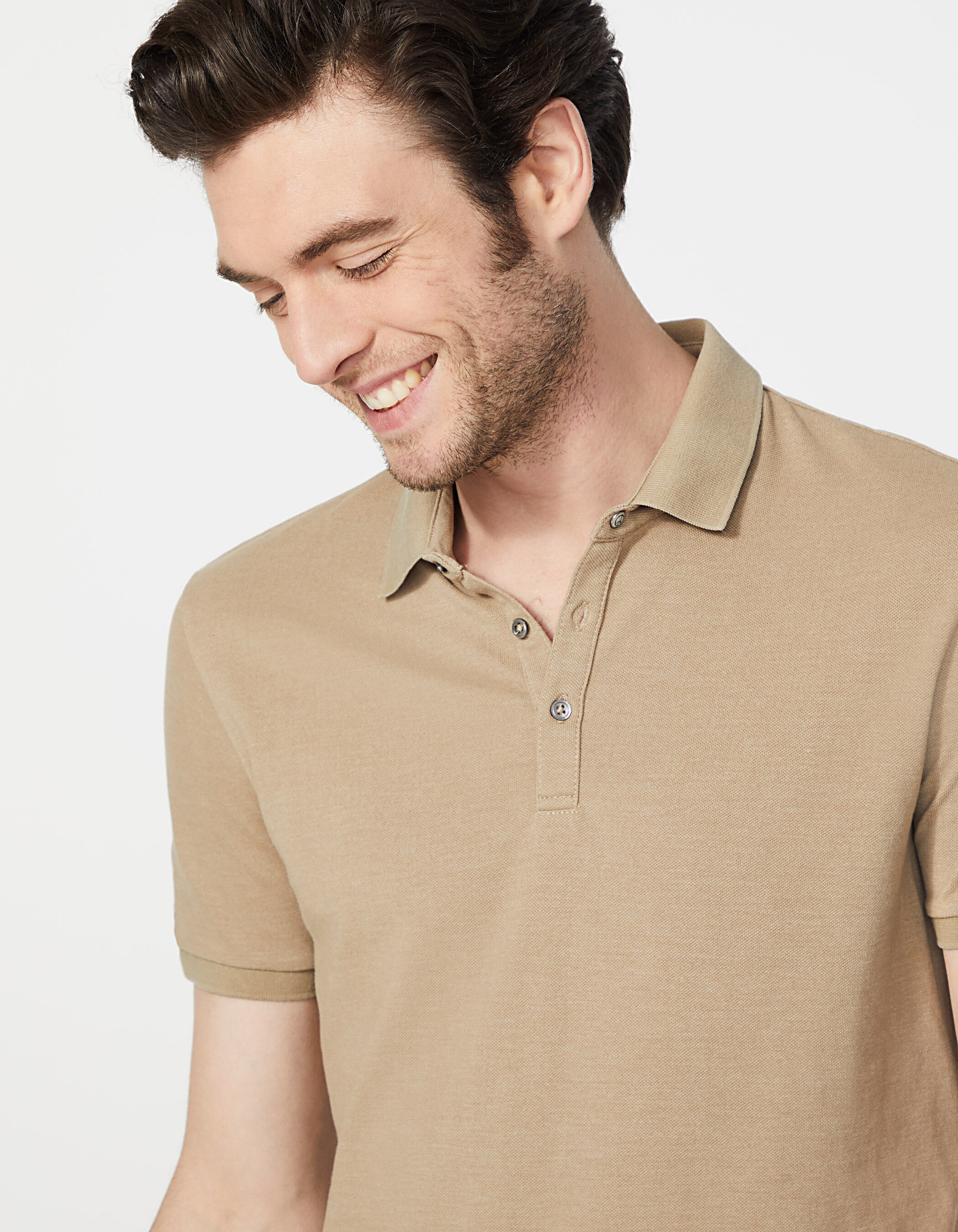 Beige polo discount