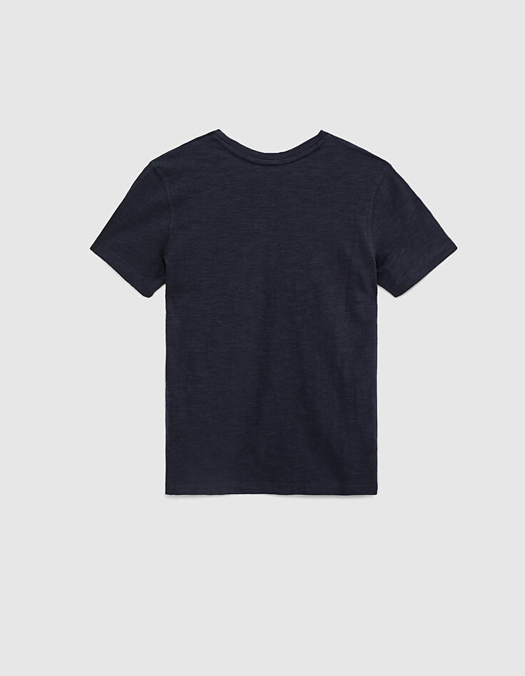 Tee-shirt navy Essentiel en coton bio-2